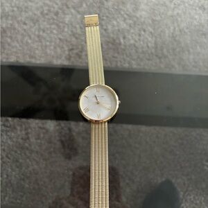 Christin Lars Stainless Steel gold watch